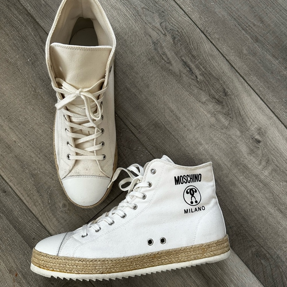 Moschino White High Top